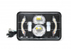 Фара 4 LED линзы + ДХО, (FG308-RT-LED) Ближний/Дальний свет 40W, прямоуг.с креплением,12/24В АЕ